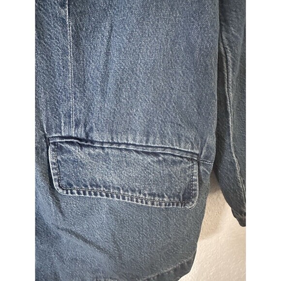 Lauren Ralph Lauren Women's Plus Size One-Button Denim Blazer size 18W - Picture 7 of 12